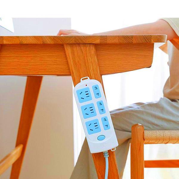 Adhesive Wall Mounted Seamless Power Strip Plug Board Holder