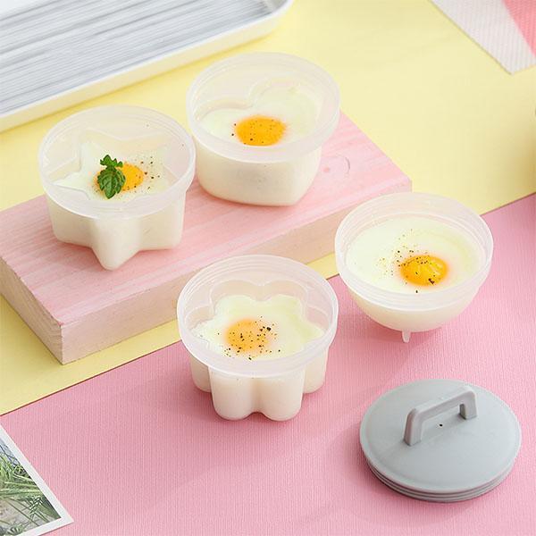 4Pcs Creative boiled egg mold