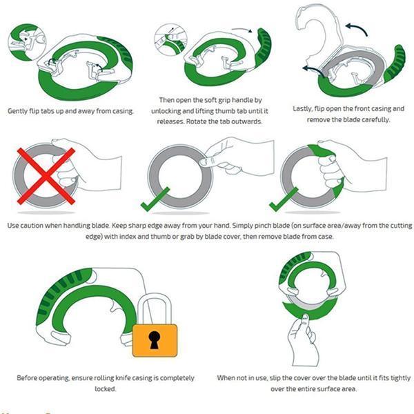 ALL-IN-1 CIRCULAR ROLLING KNIFE