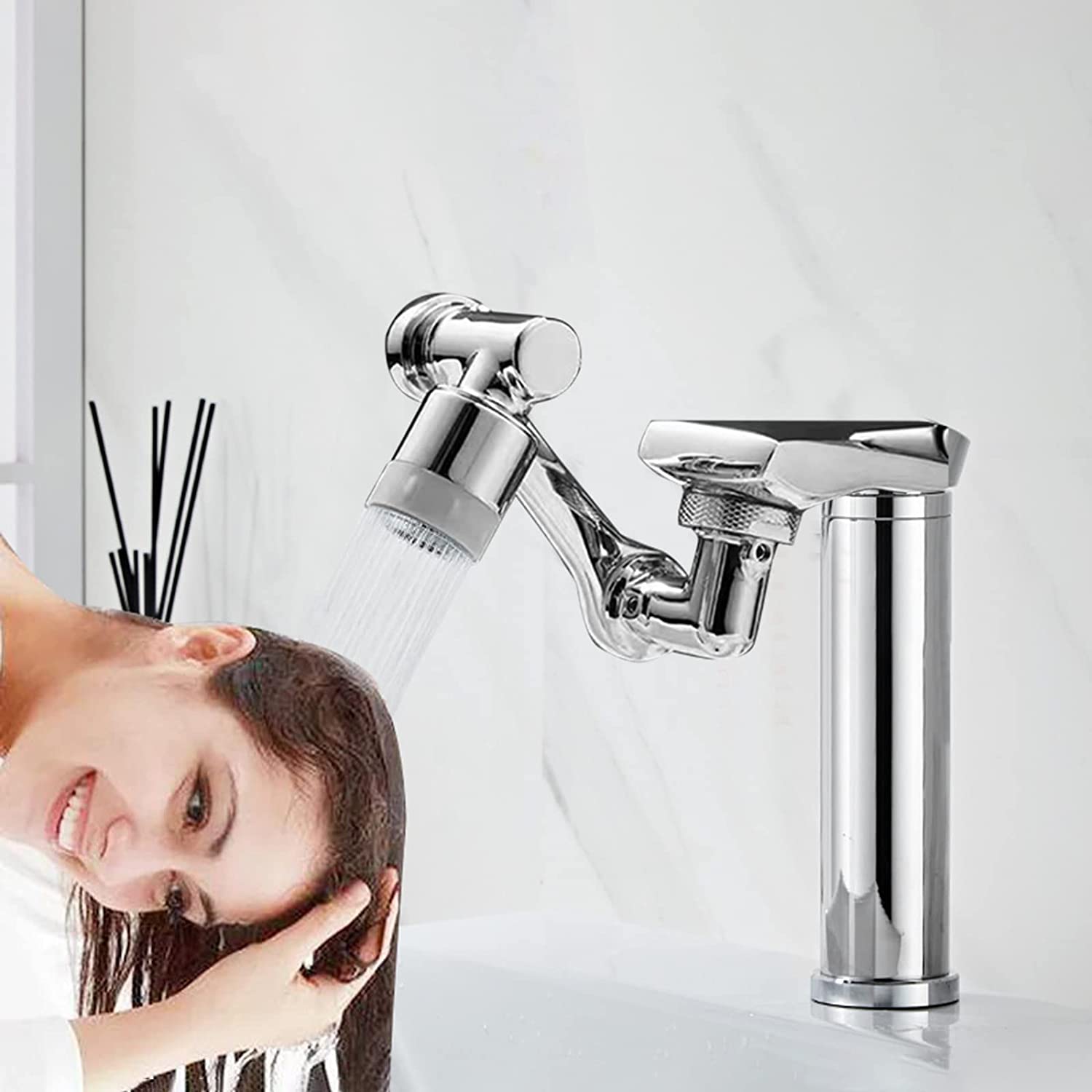 1080° Rotation faucet robotic arm