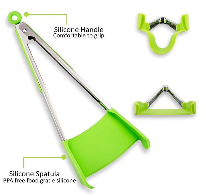 Convenient Kitchen Spatula & Tongs Non