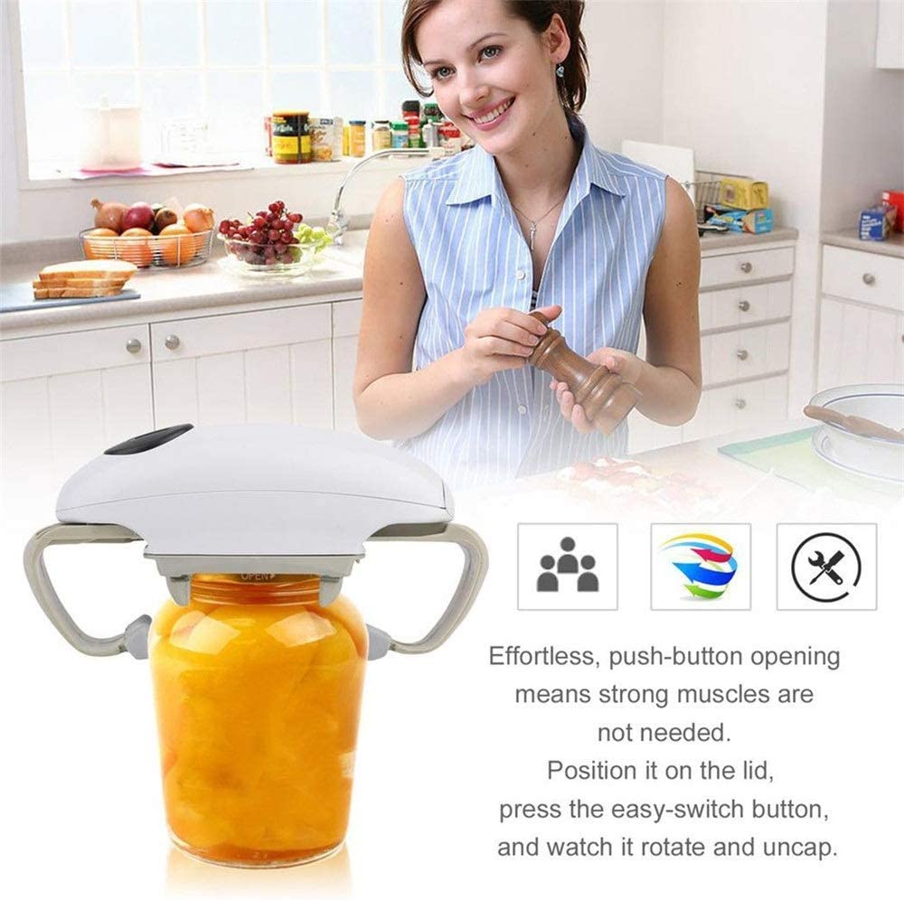 Binaural electric can opener