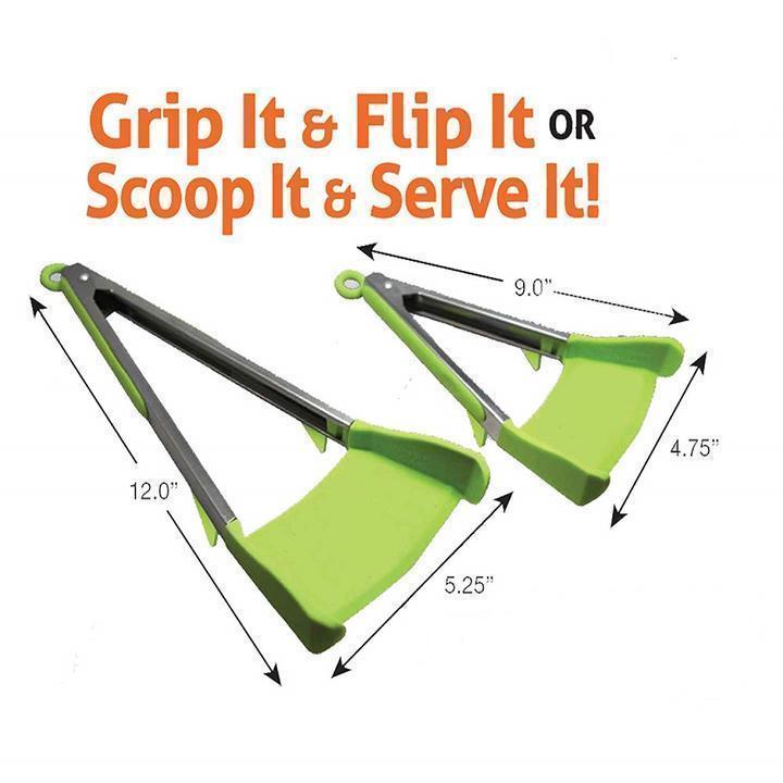 Convenient Kitchen Spatula & Tongs Non