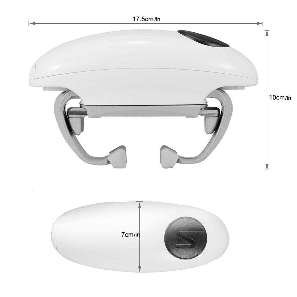 Binaural electric can opener