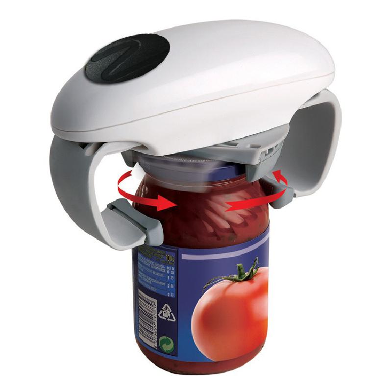 Binaural electric can opener