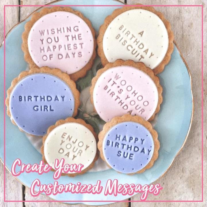 DIY Letter Cookie Stamp