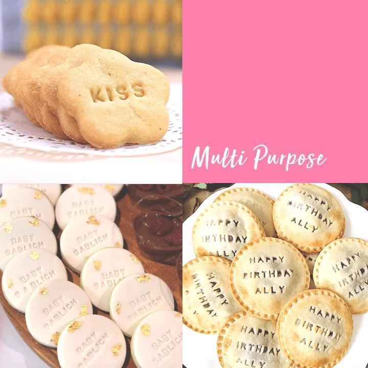 DIY Letter Cookie Stamp