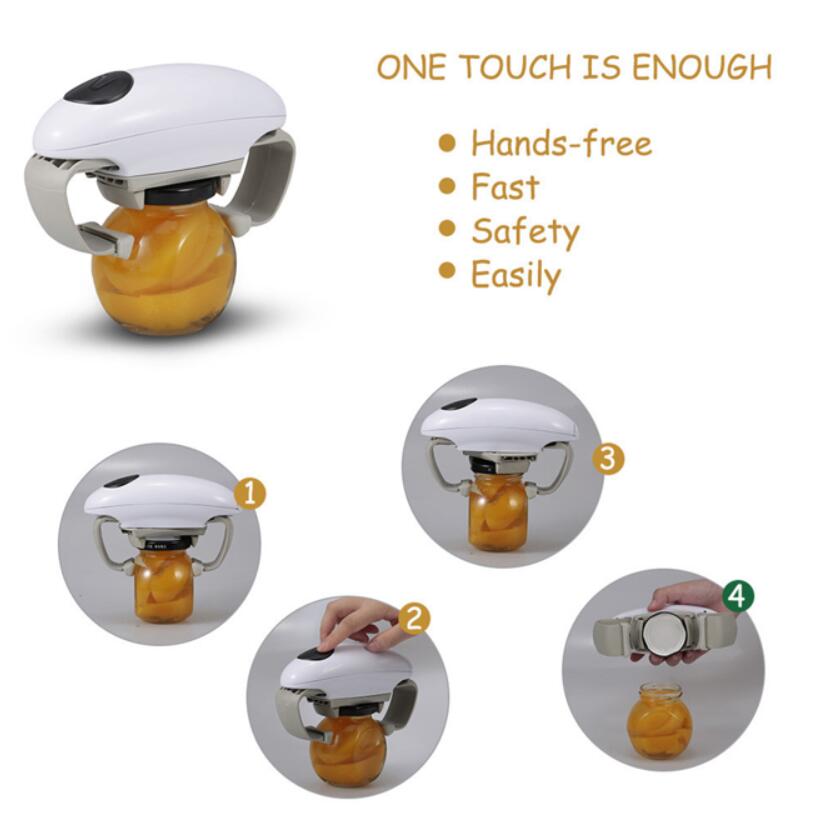 Binaural electric can opener