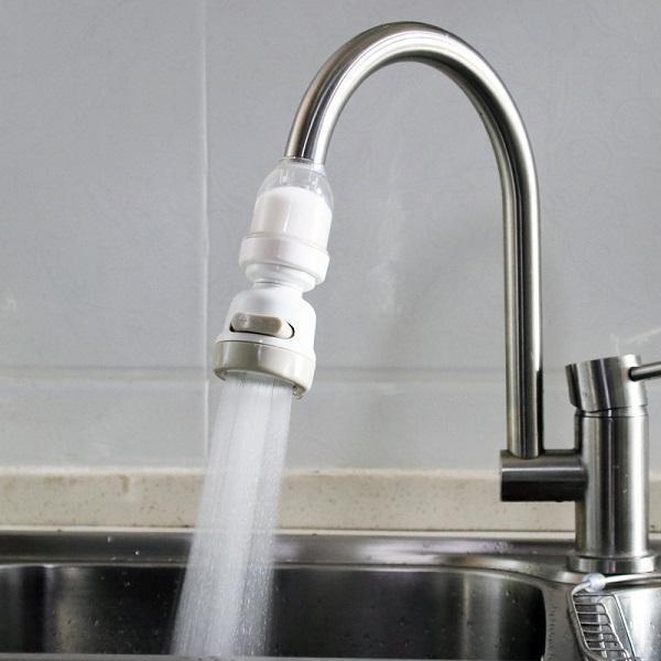 360 Degree Rotatable Faucet Water Saving Filter Sprayer