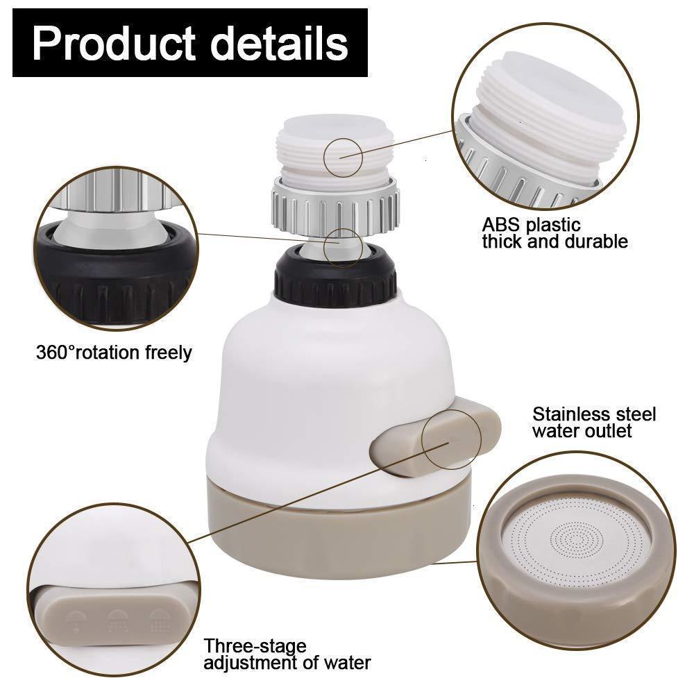 360 Degree Rotatable Faucet Water Saving Filter Sprayer